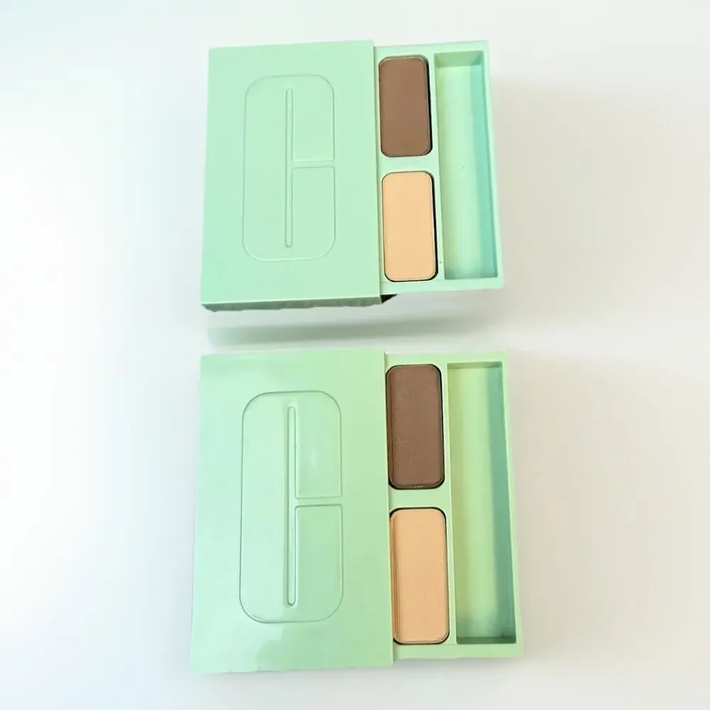 Clinique Pure Cream Eyeshadow Brown Light Lot 2 x 2.2g Discontinued TRAVEL SIZE